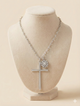 Accessories to go cross chain necklace