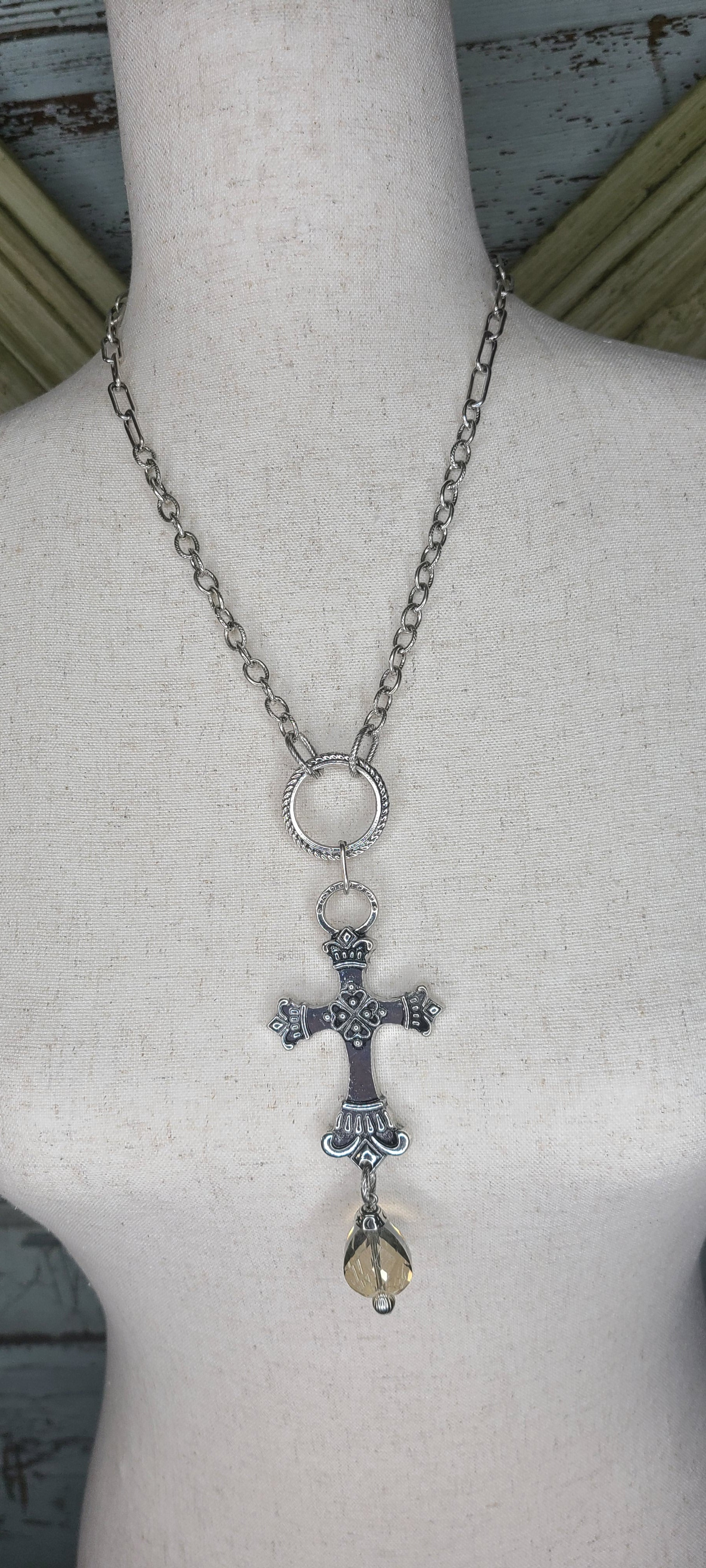 Lost&Found Silver Cross Necklace