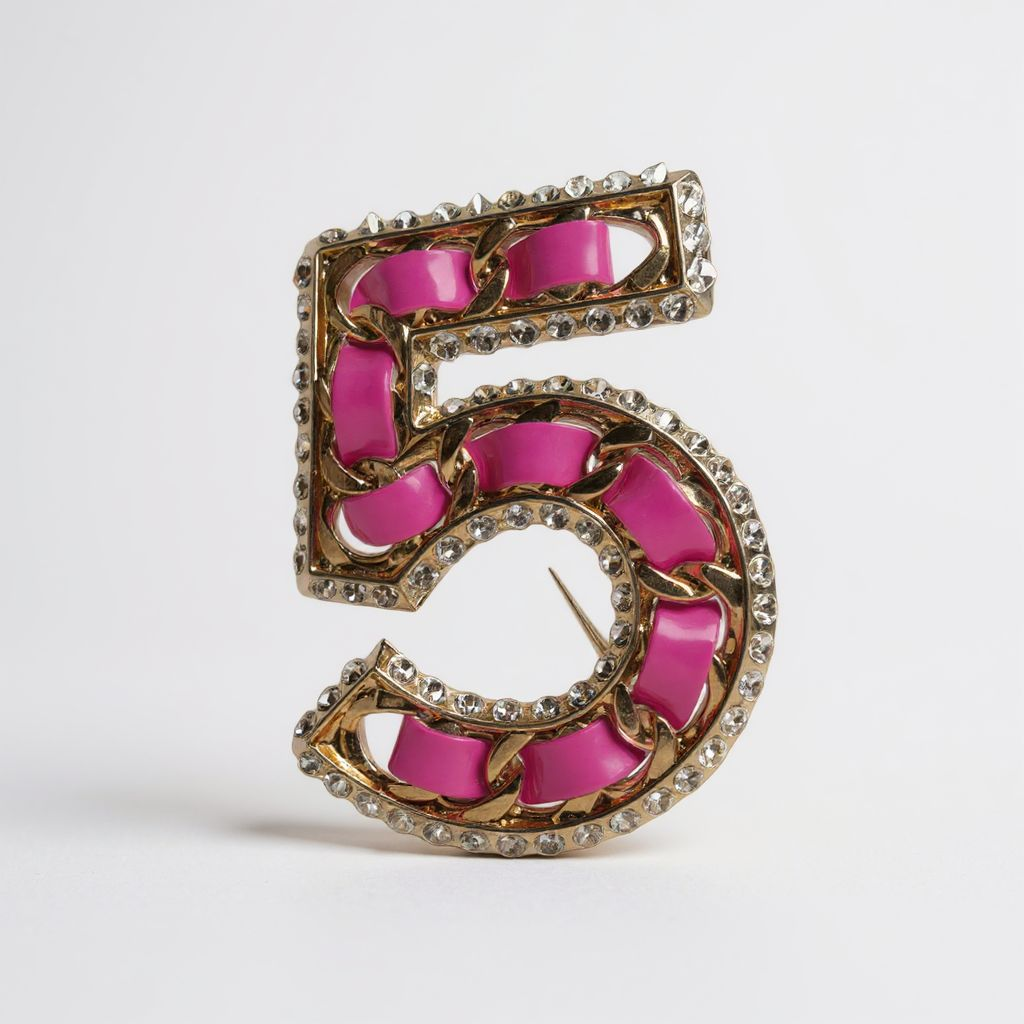 5 brooch
