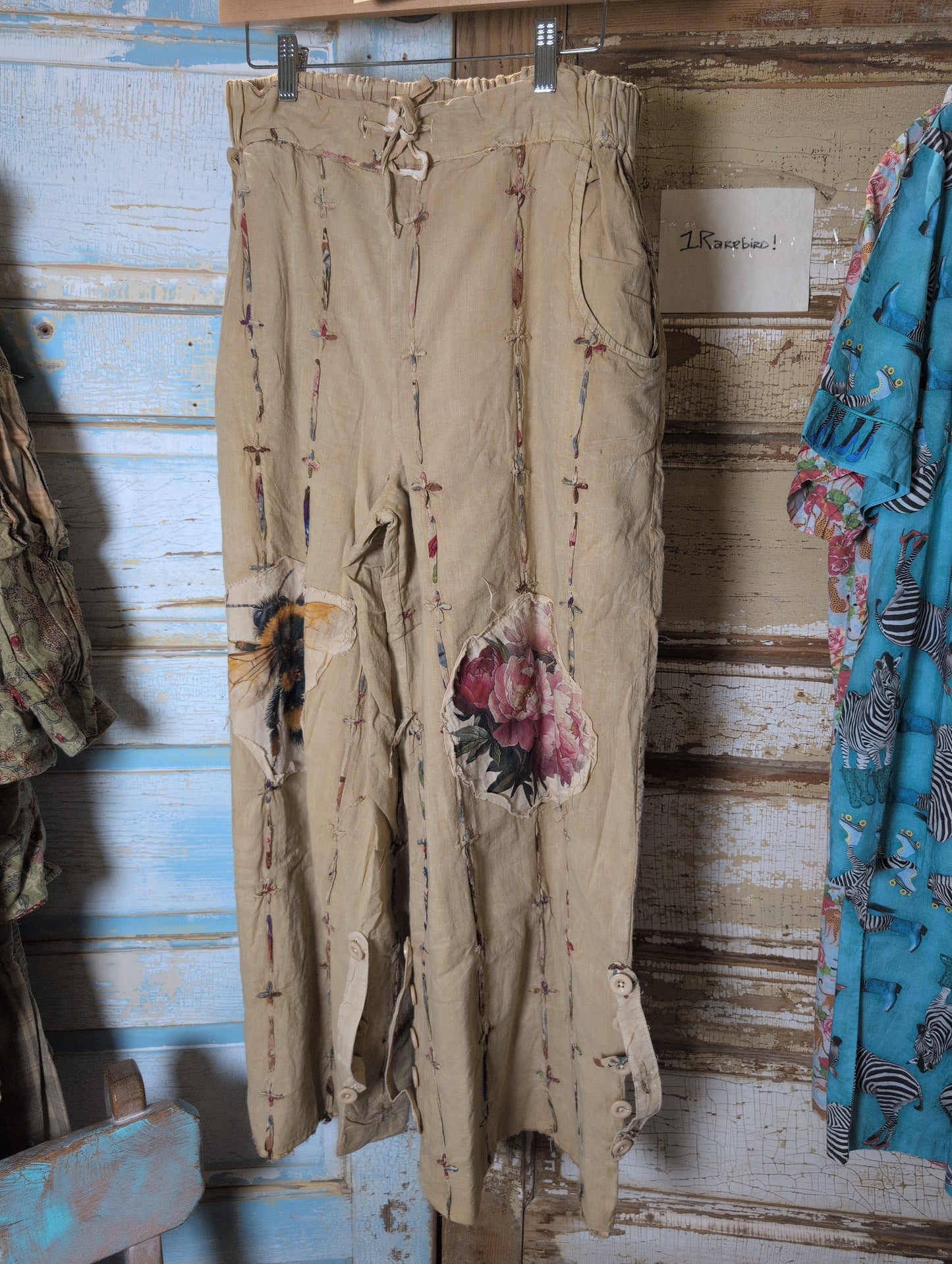 A Rare bird Bumblebee Rose  Pants