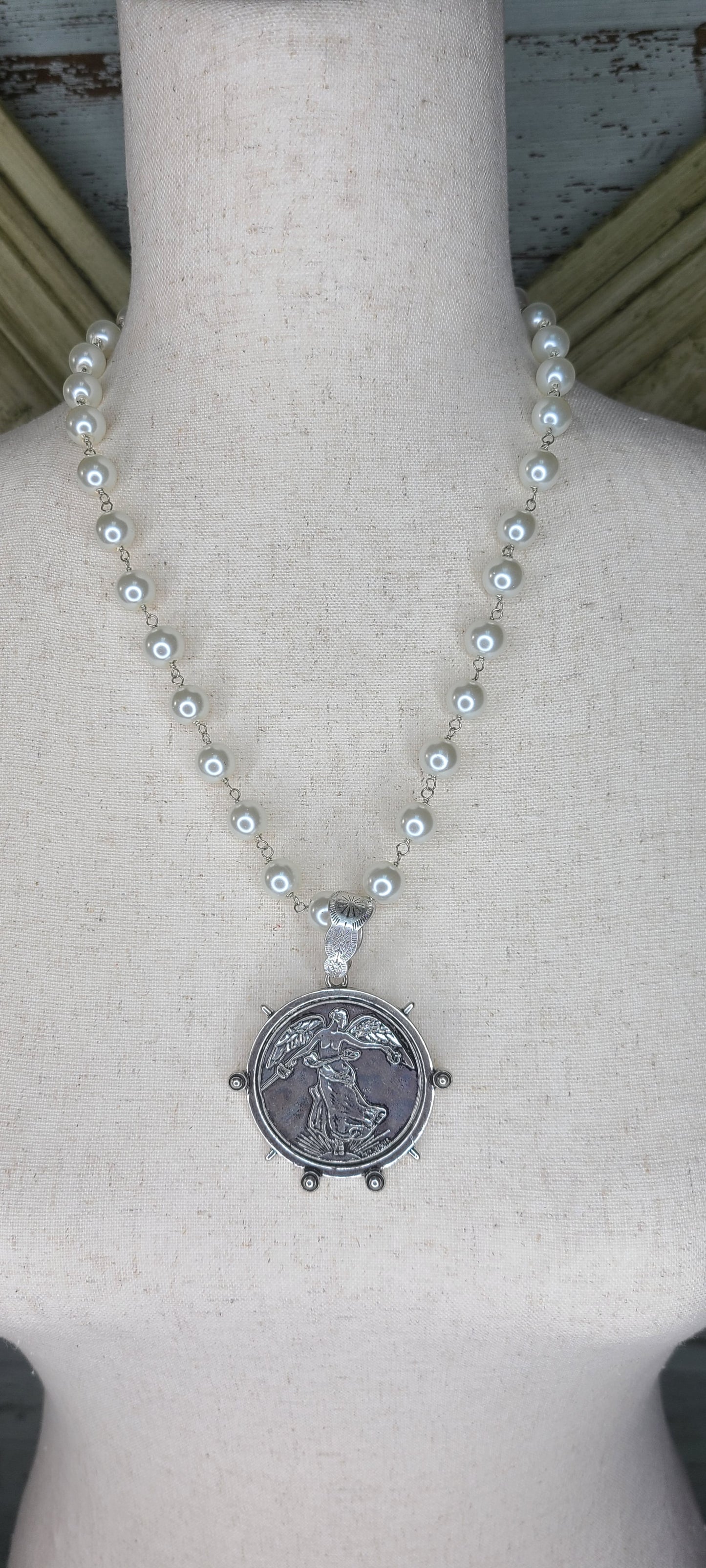 Pearl Coin Necklace