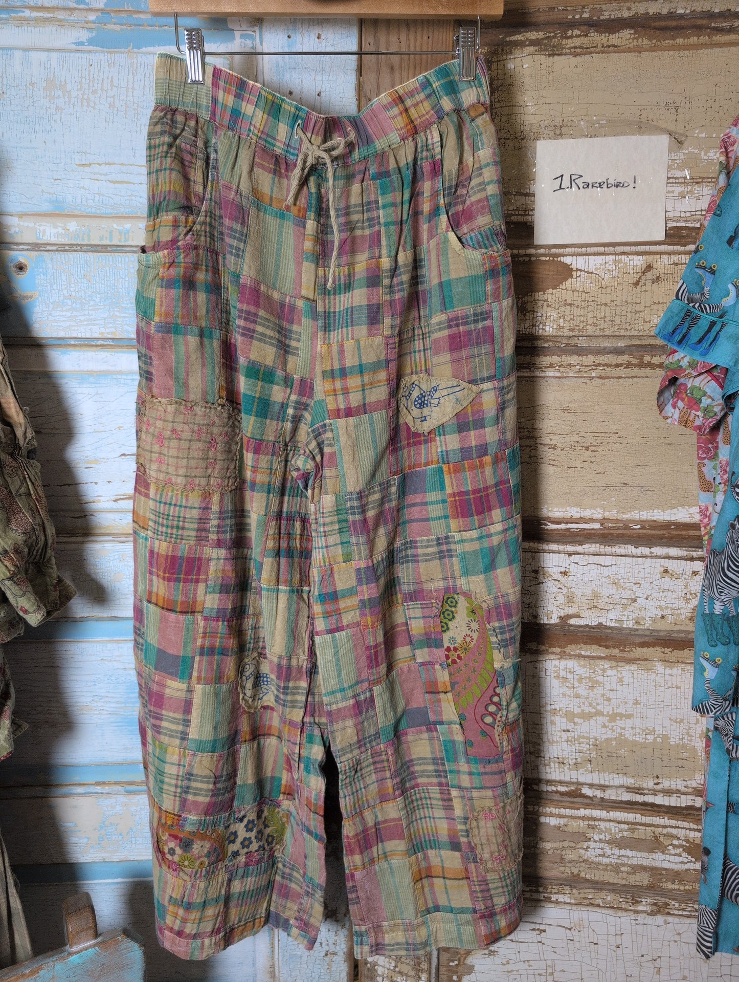 A Rare Bird Pink Plaid Paradise Pants