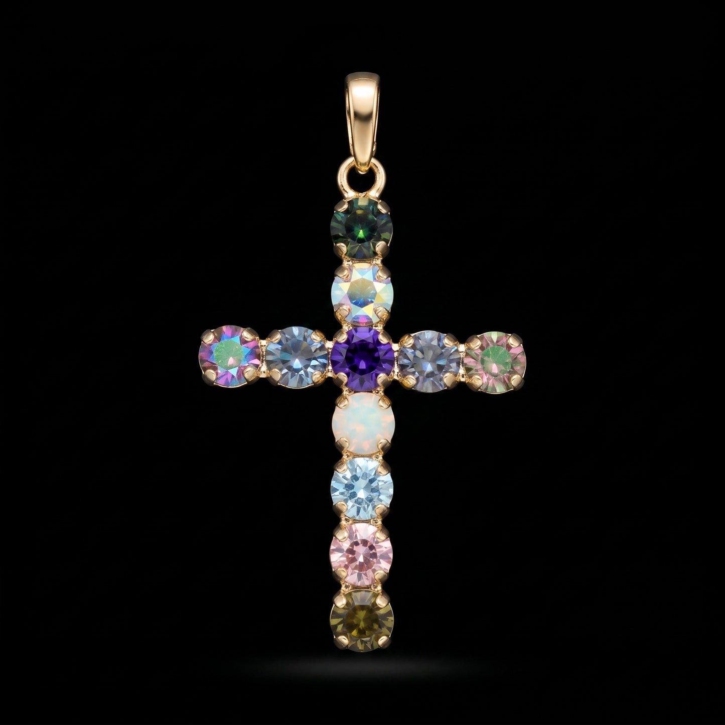 Small Gold Cross Pendant