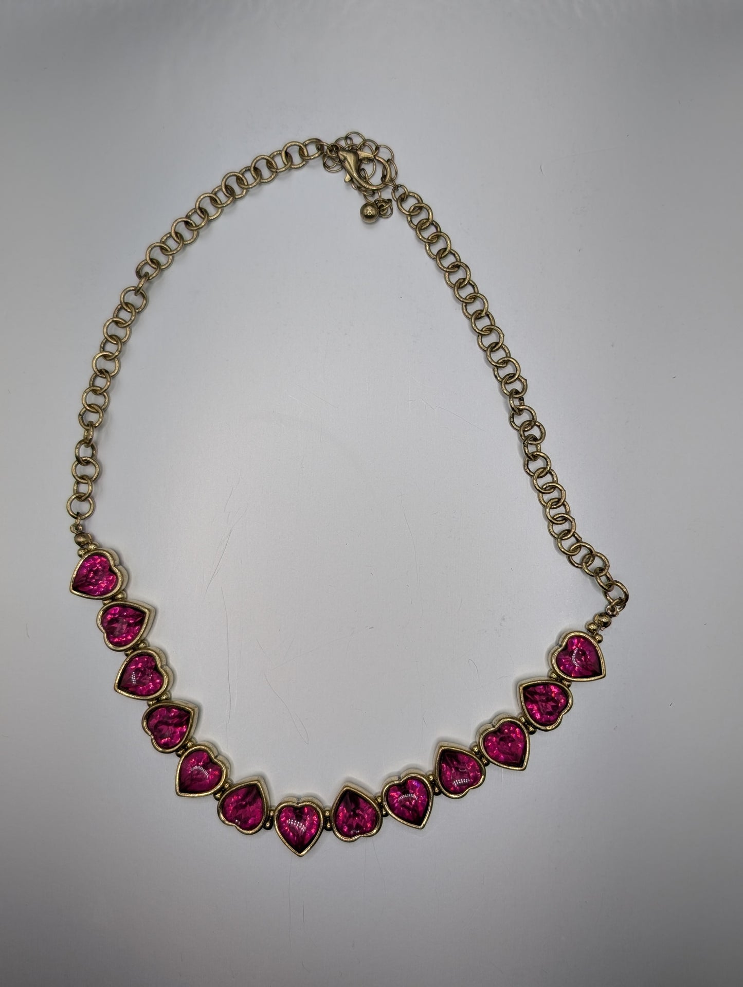 alice from dallas crystal heart neckless