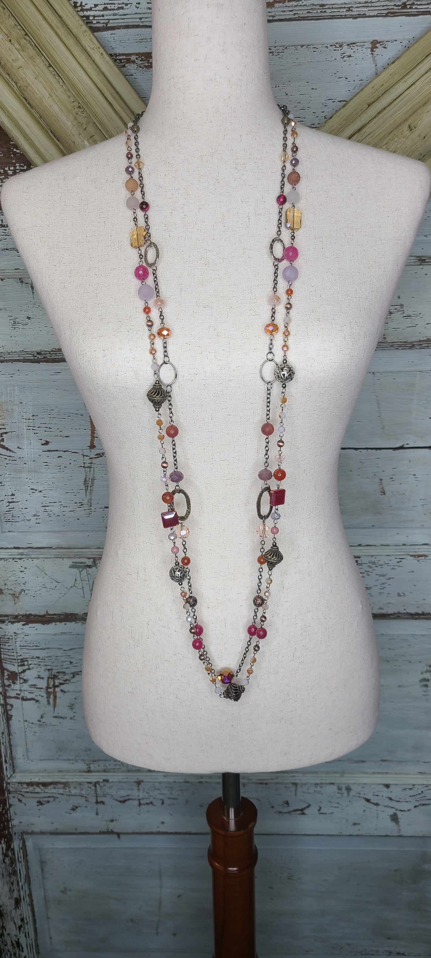 Lost&Found Plum Bead Necklace