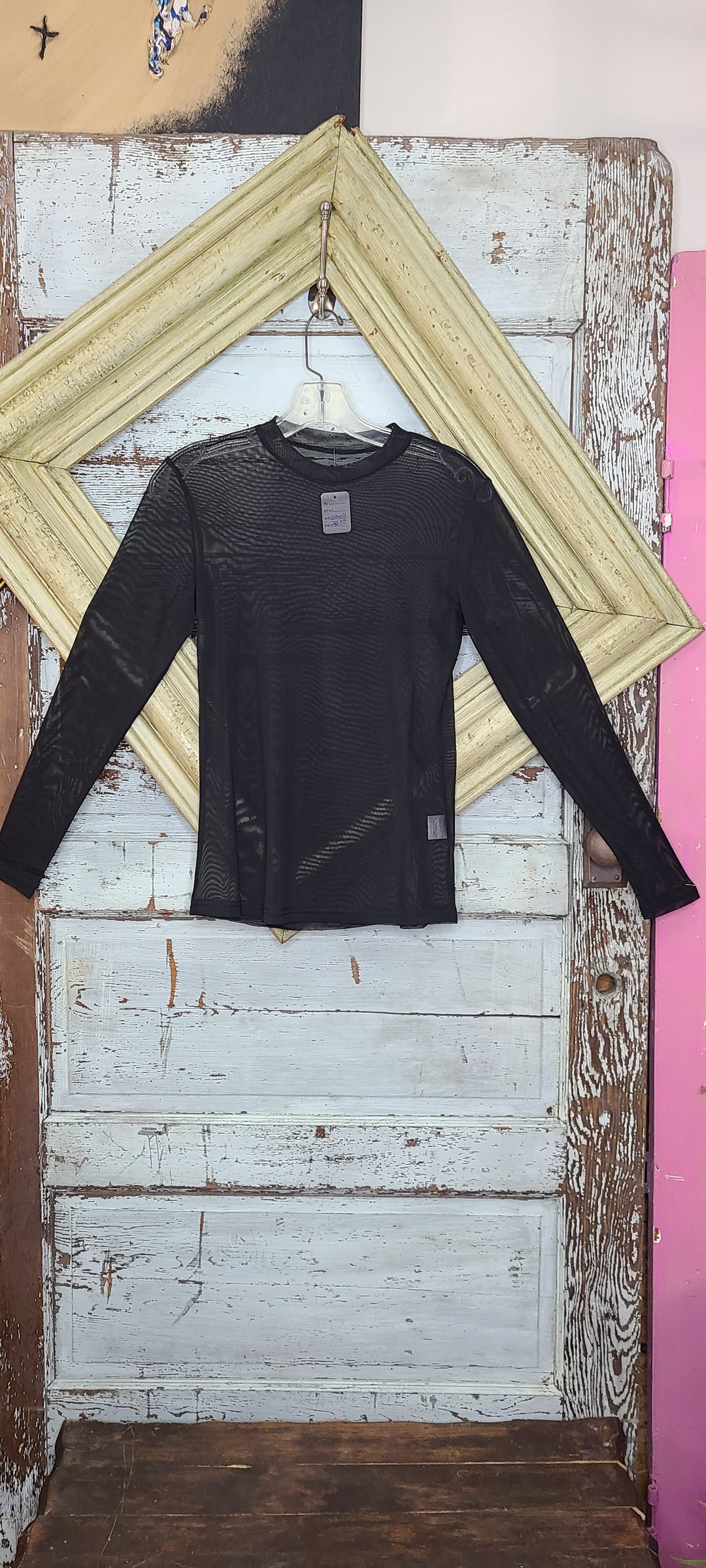 Sheer Long Sleeve Shirt