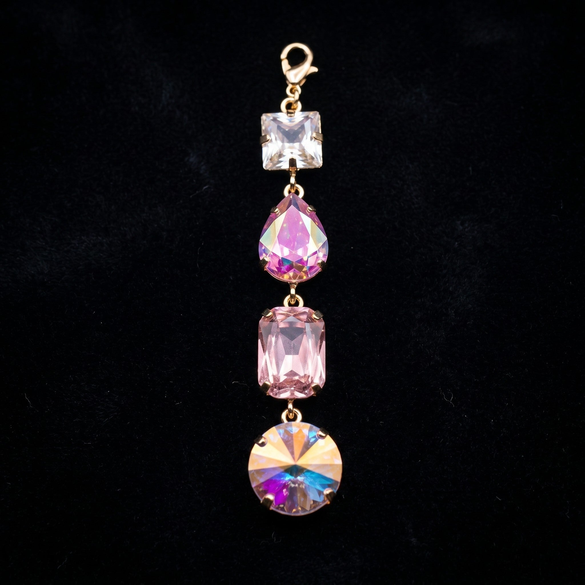 4 Crystal Lariat Pendant