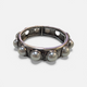Alice Accessories to Go Silver Stretch Bracelet with Pearls