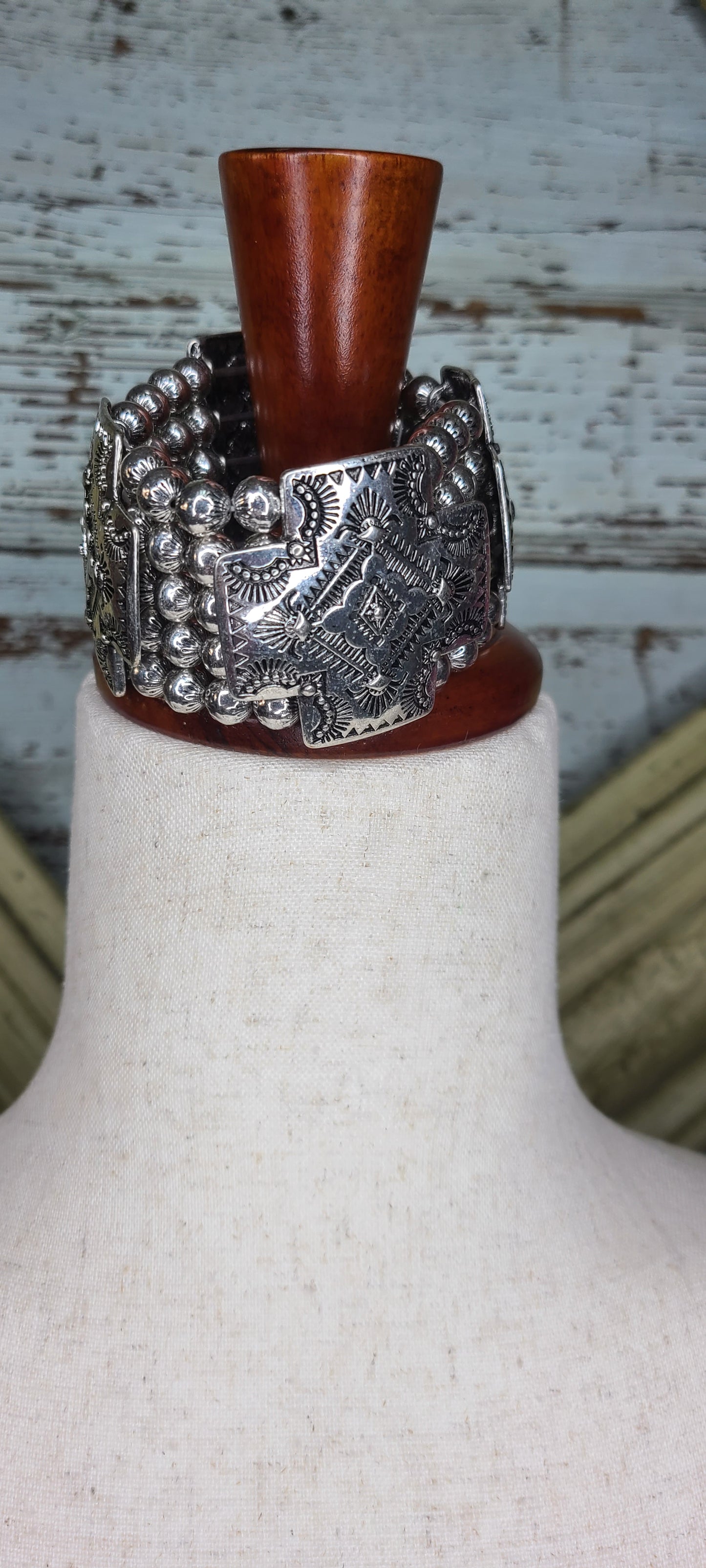 Silver Cross Bracelet