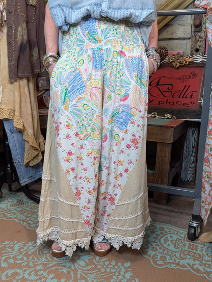 Oli and hali Smocking Wovn Pant