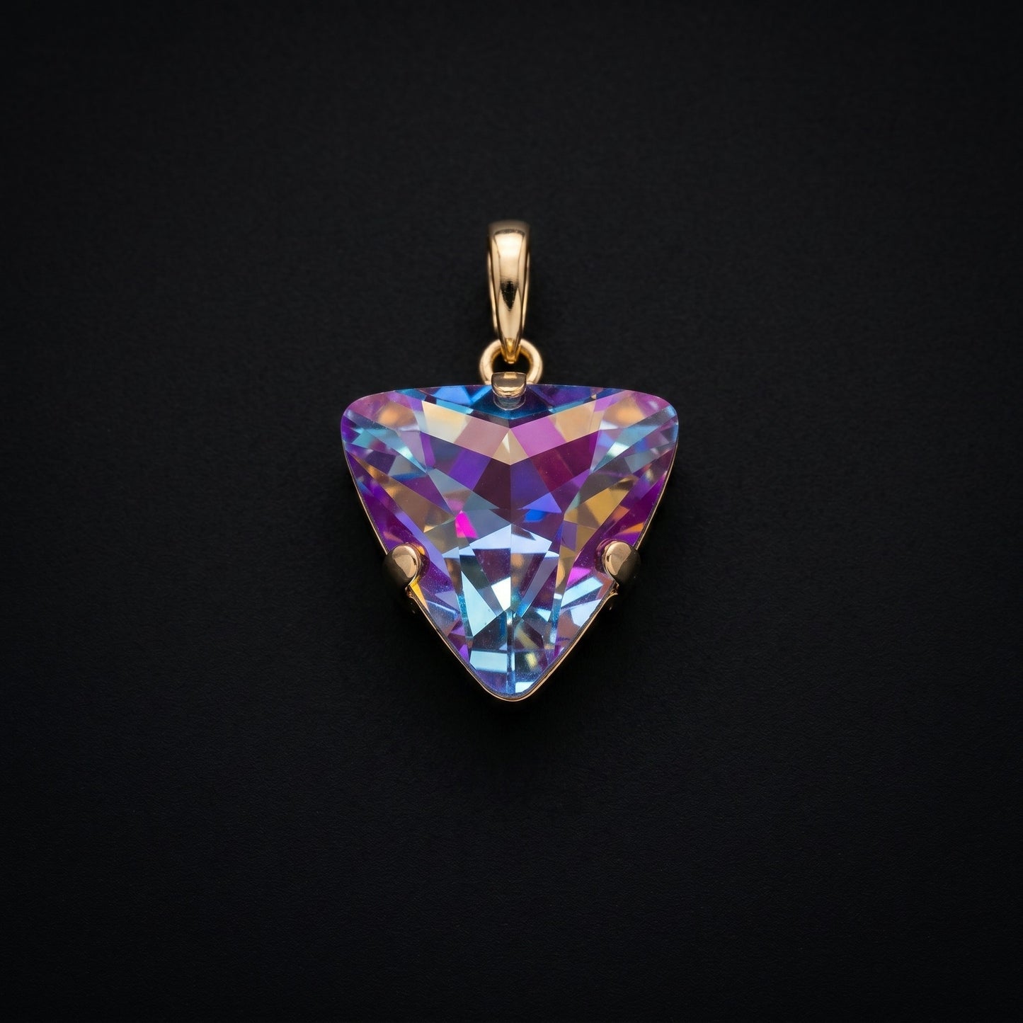 Australian Crystal Triangle Charm