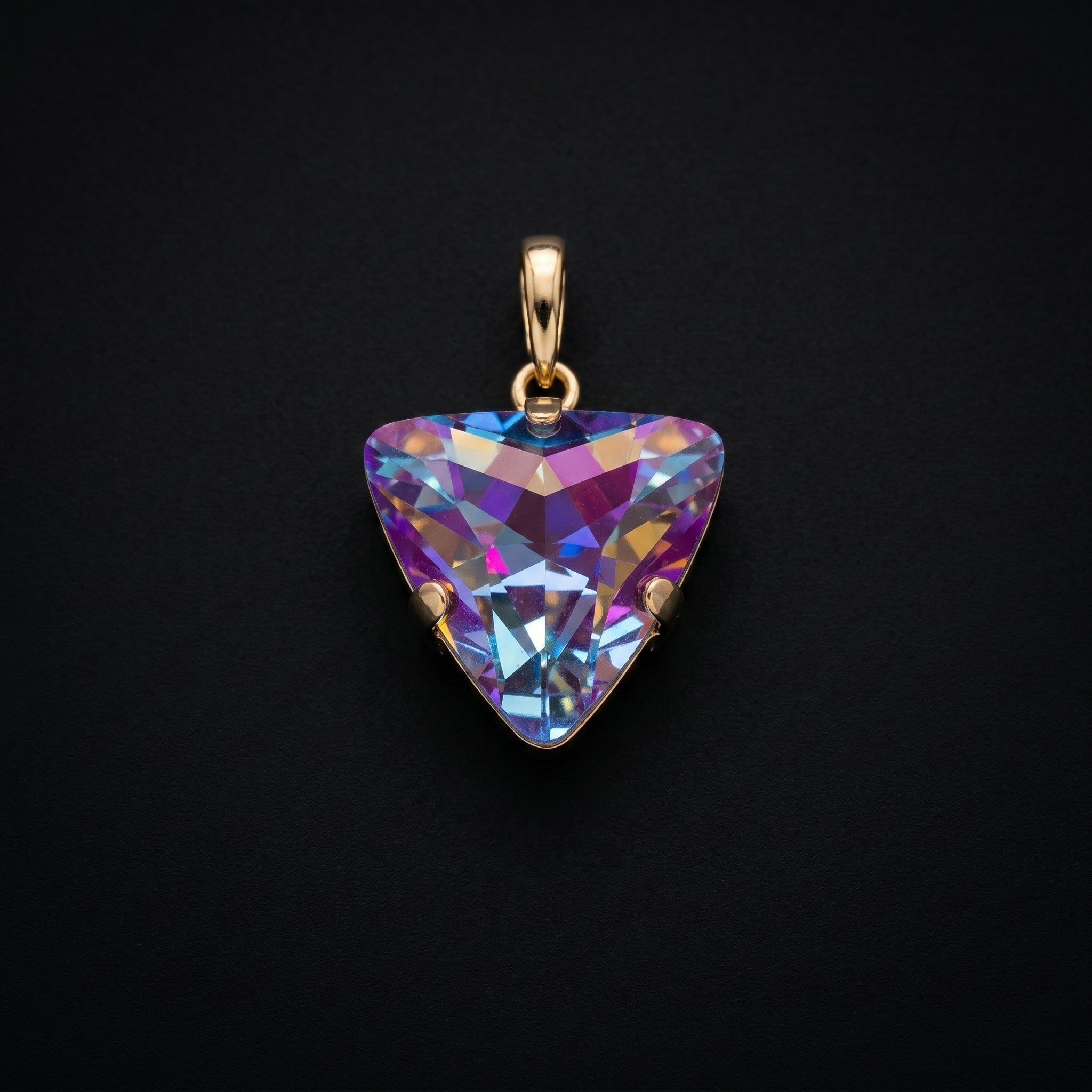 Australian Crystal Triangle Charm