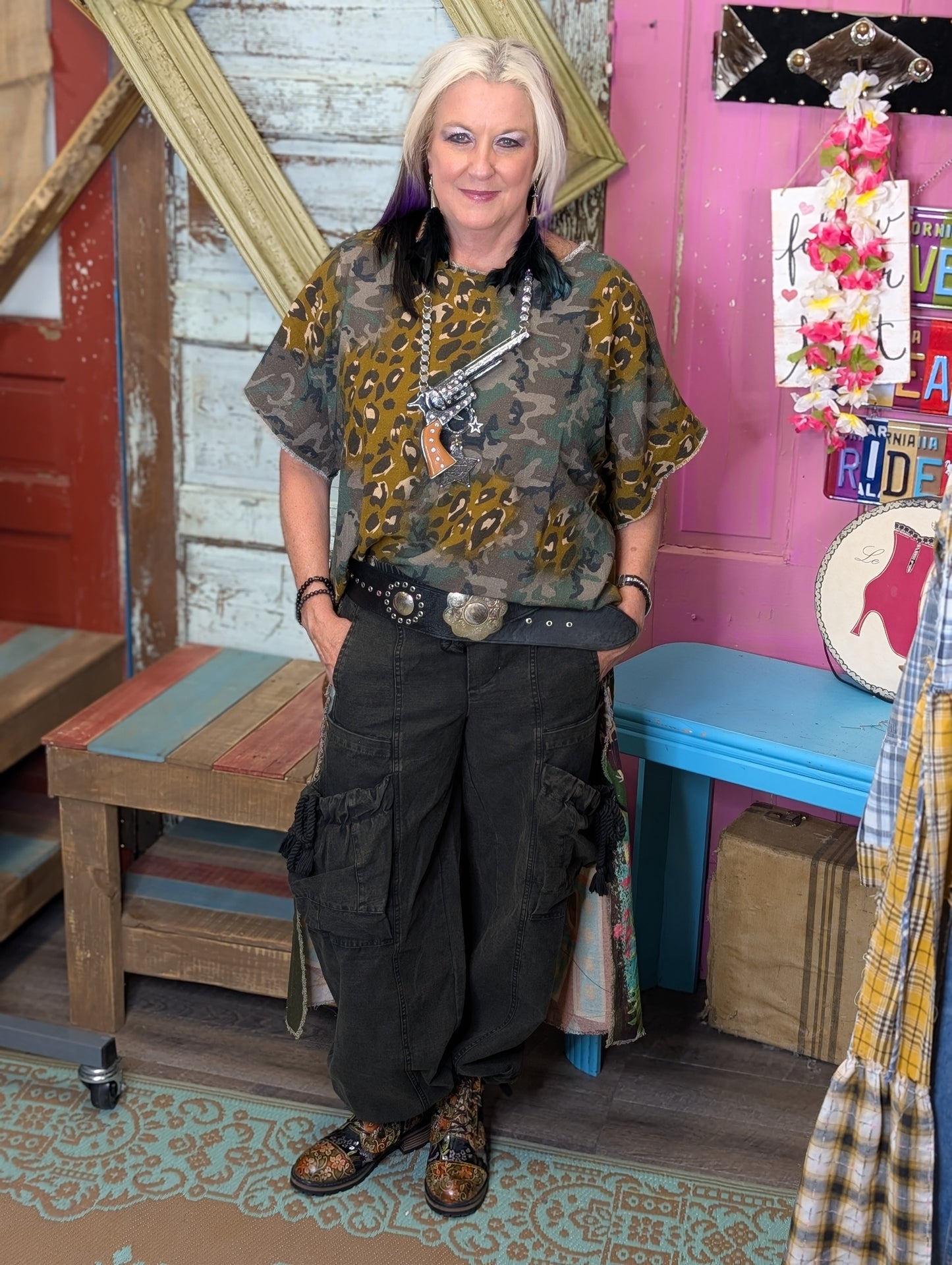 I Love Linen Western Hotel Hi-Low Top