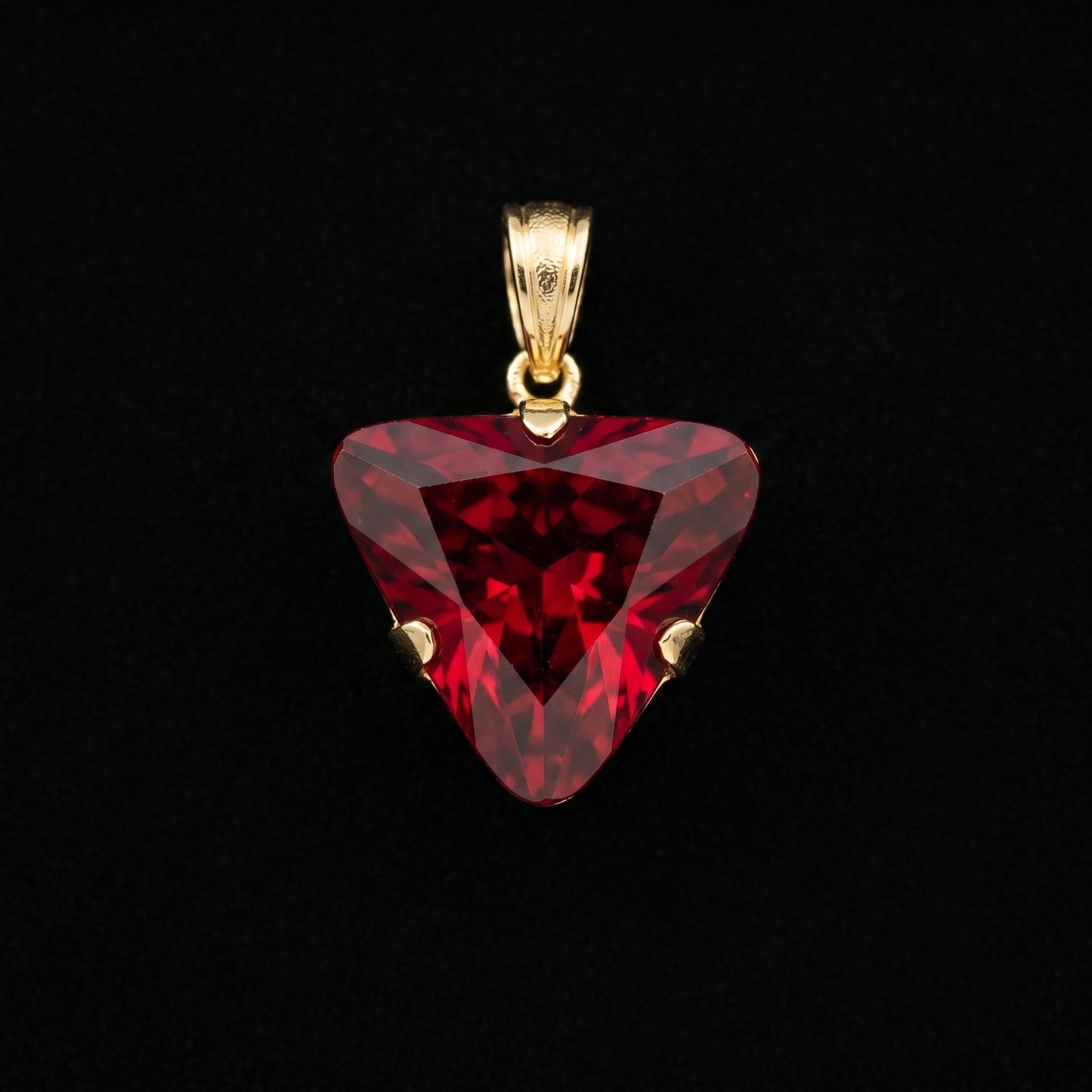 Australian Crystal Triangle Charm