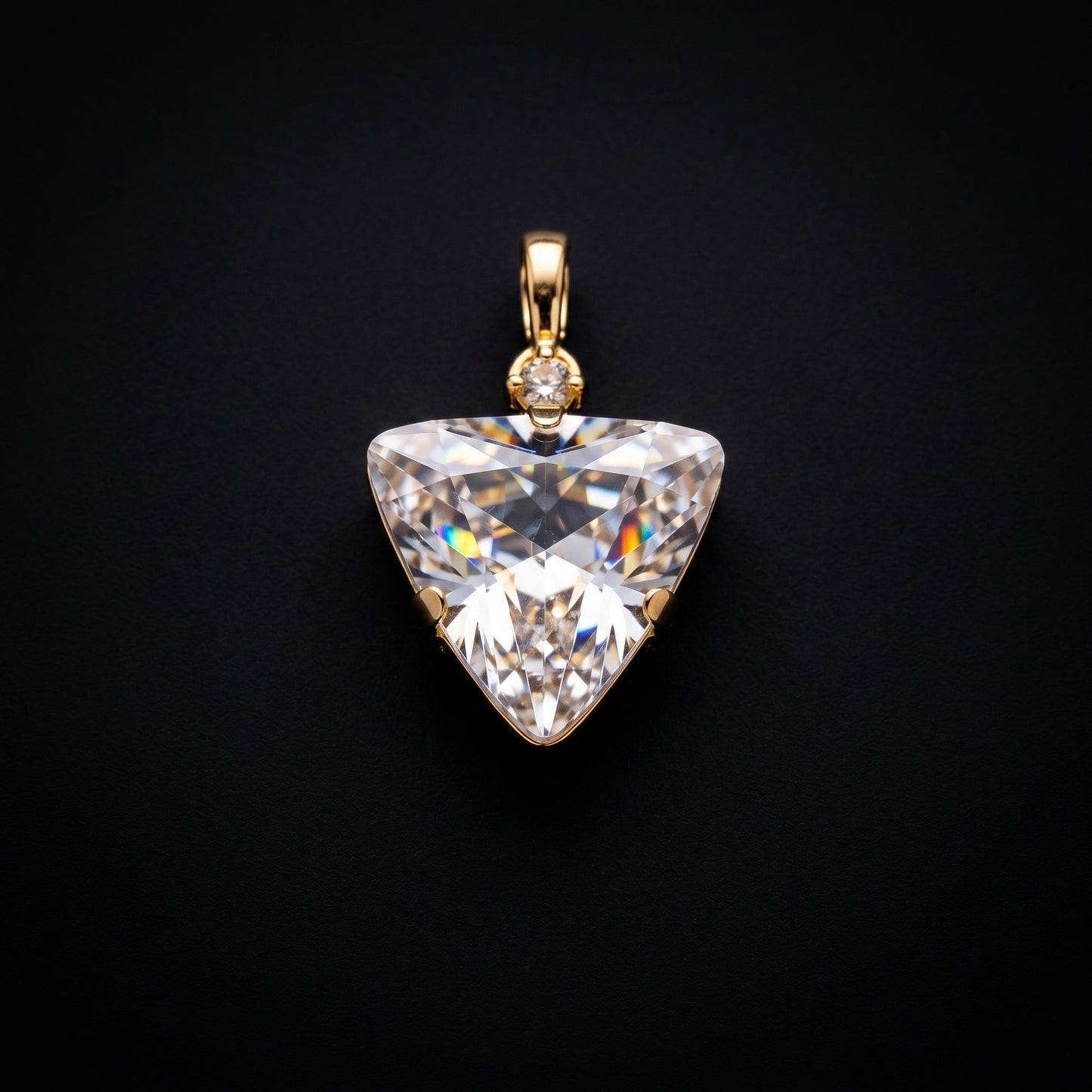 Australian Crystal Triangle Charm