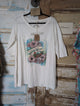 A Rare Bird Nothing but Blue Skies Vintage Rhinestone Tee