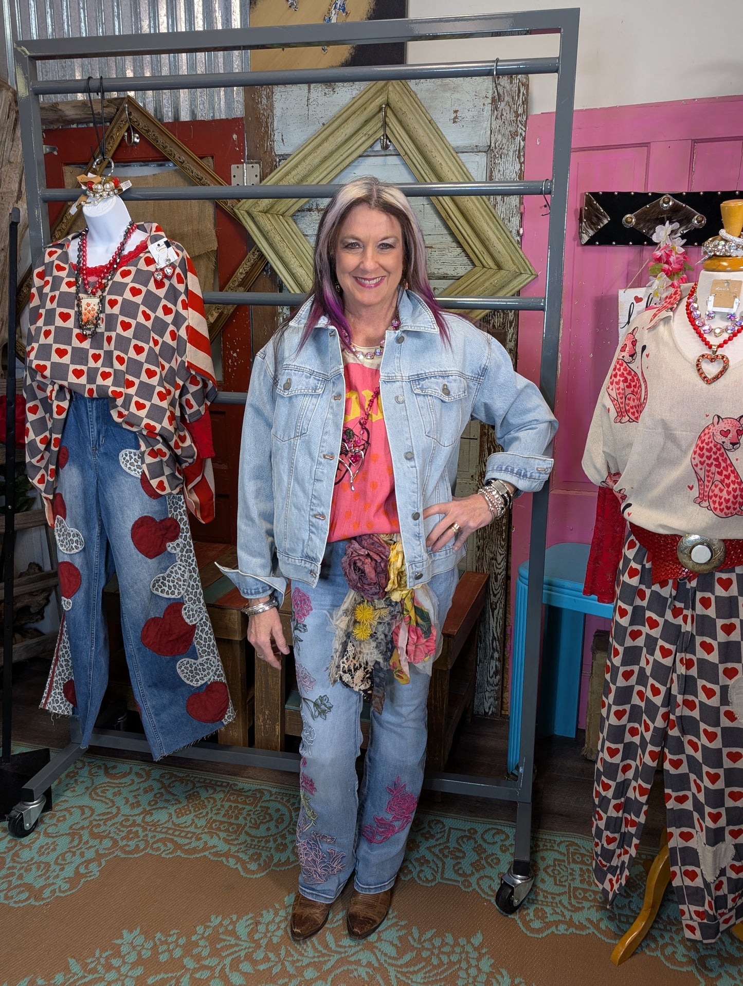 Veveret Black Tiger denim Jacket