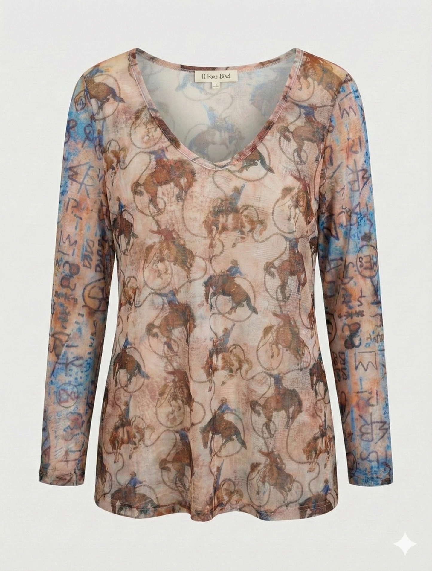 A rare bird mesh Top