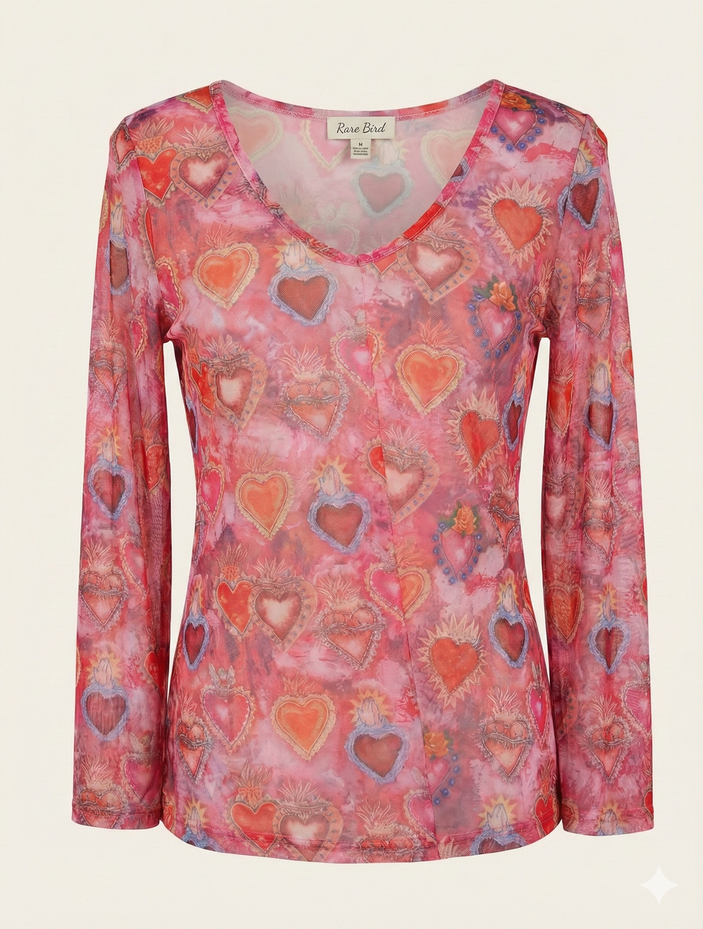 A rare bird mesh Top