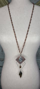 Lost&Found Bronze Crystal Necklace