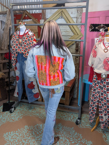 Oli and hali Washed Floral Jeans