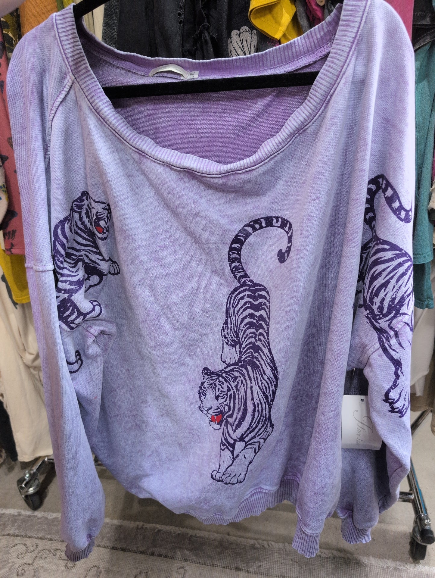 Pre Order I Love Linen Triple Tiger Sweatshirt