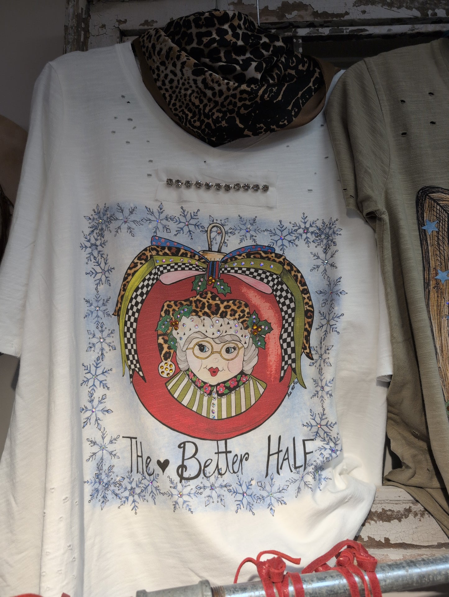 Pre Order A Rare Bird The Better Half Rhinestone Tee