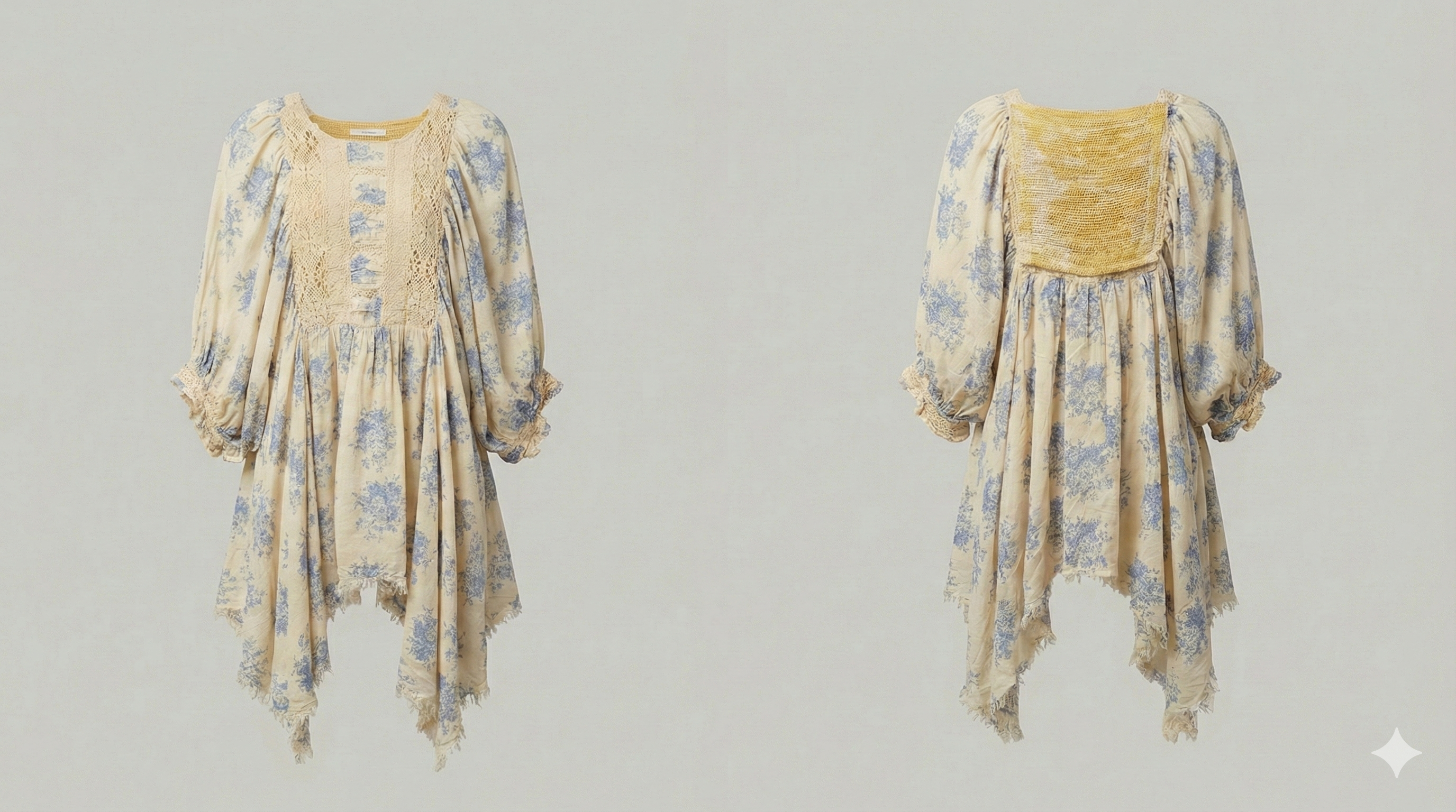 A rare bird whispering blue bell top