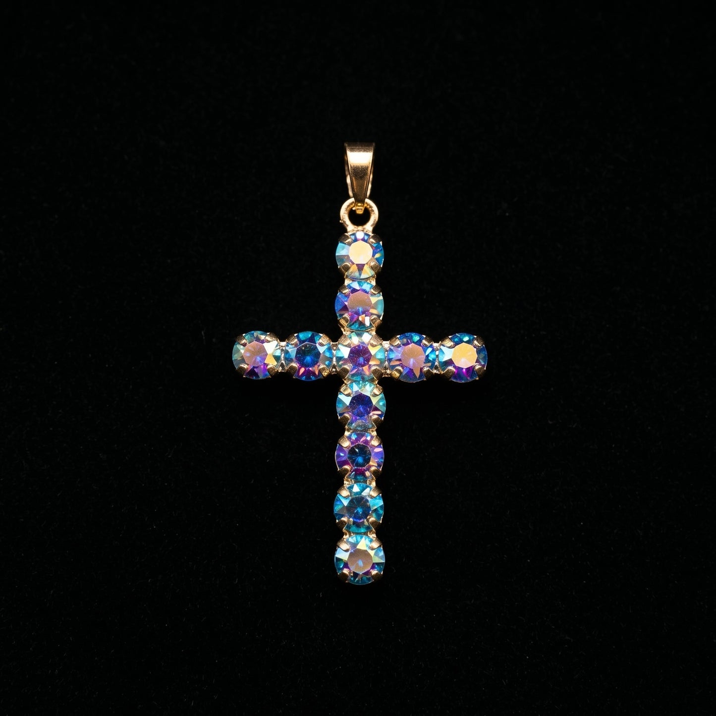 Small Gold Cross Pendant