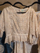 Preorder Jaded Gypsy Softly Worn Eyelet Top Deposit
