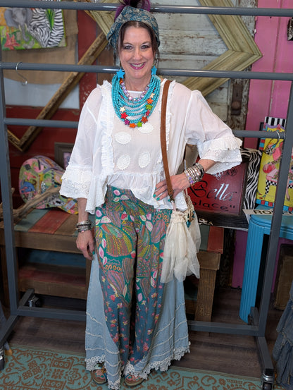 Oli and hali Smocking Wovn Pant