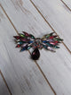 Multi Color Bird Brooch
