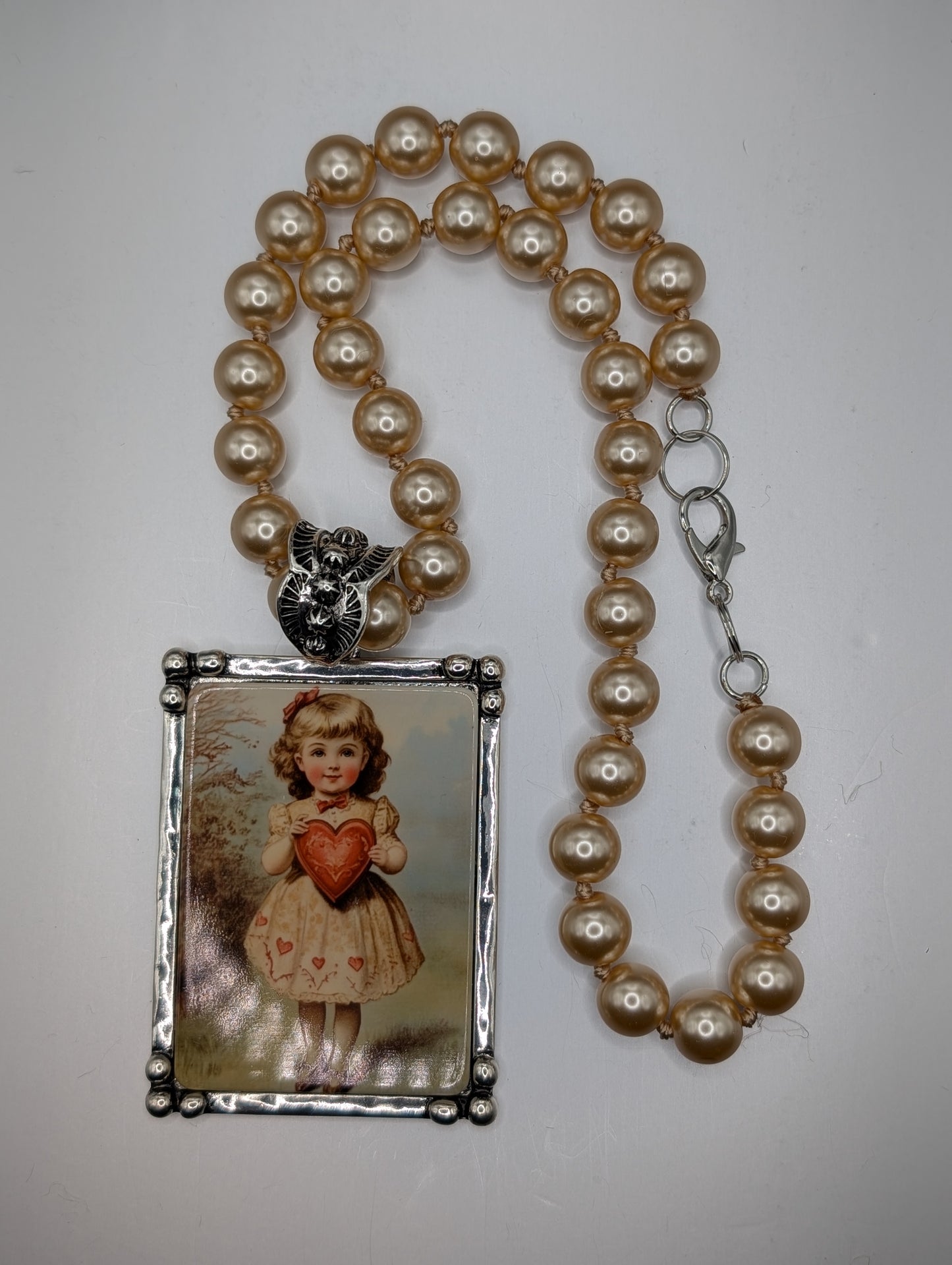 Alice Vintage Picture Frame Necklace