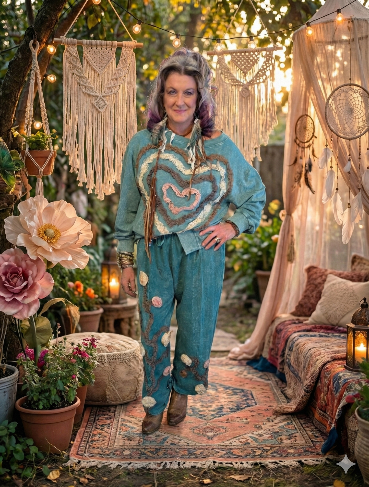 A Rare Bird Rose Pant