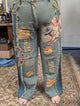 Pre-Order Paper Lace Angel Jeans