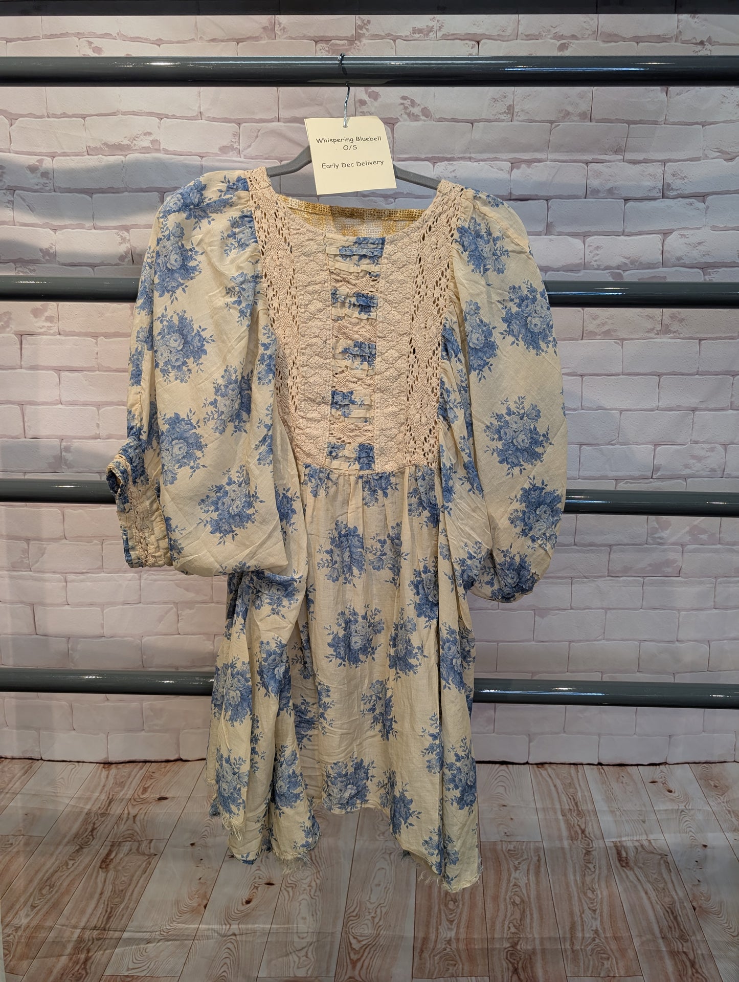 A rare bird whispering blue bell