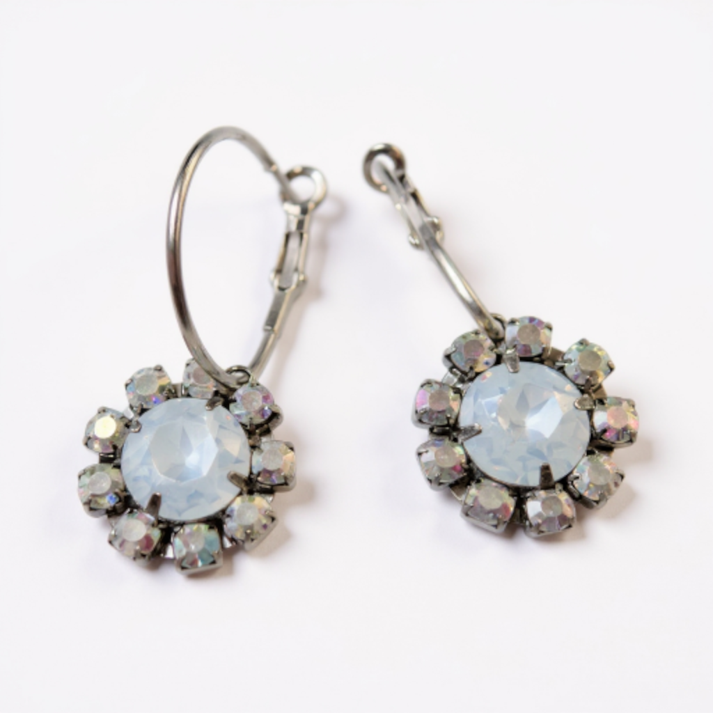 Alice from Dallas opal Flower Earrings
