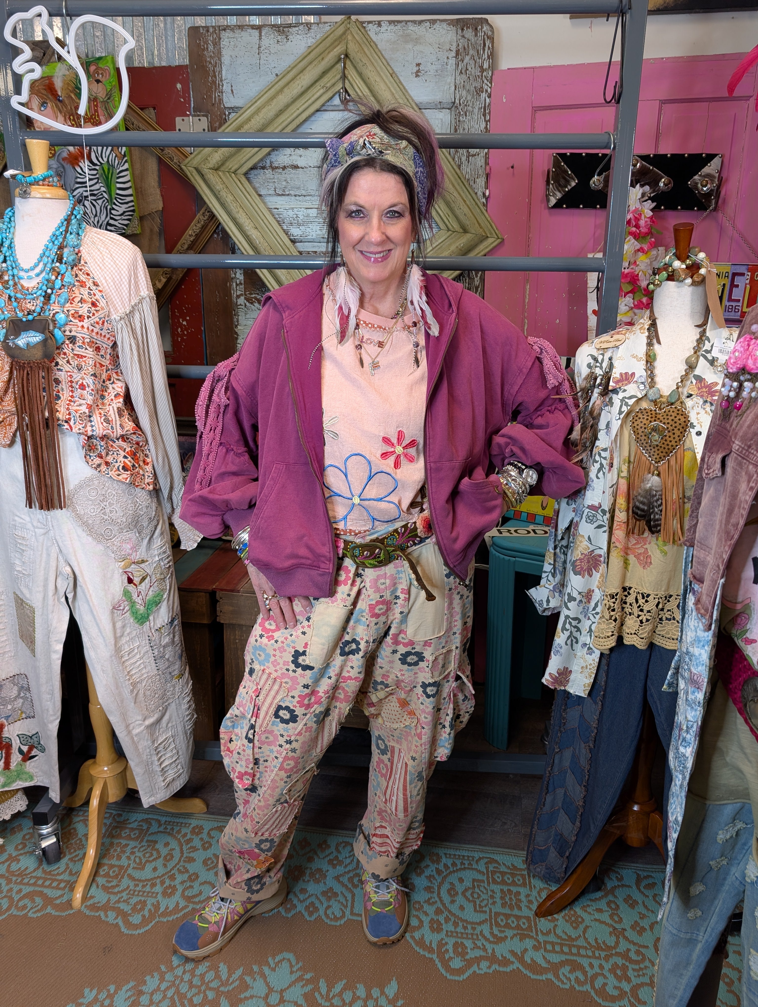 Jaded Gypsy Tripping Daisy's Pants