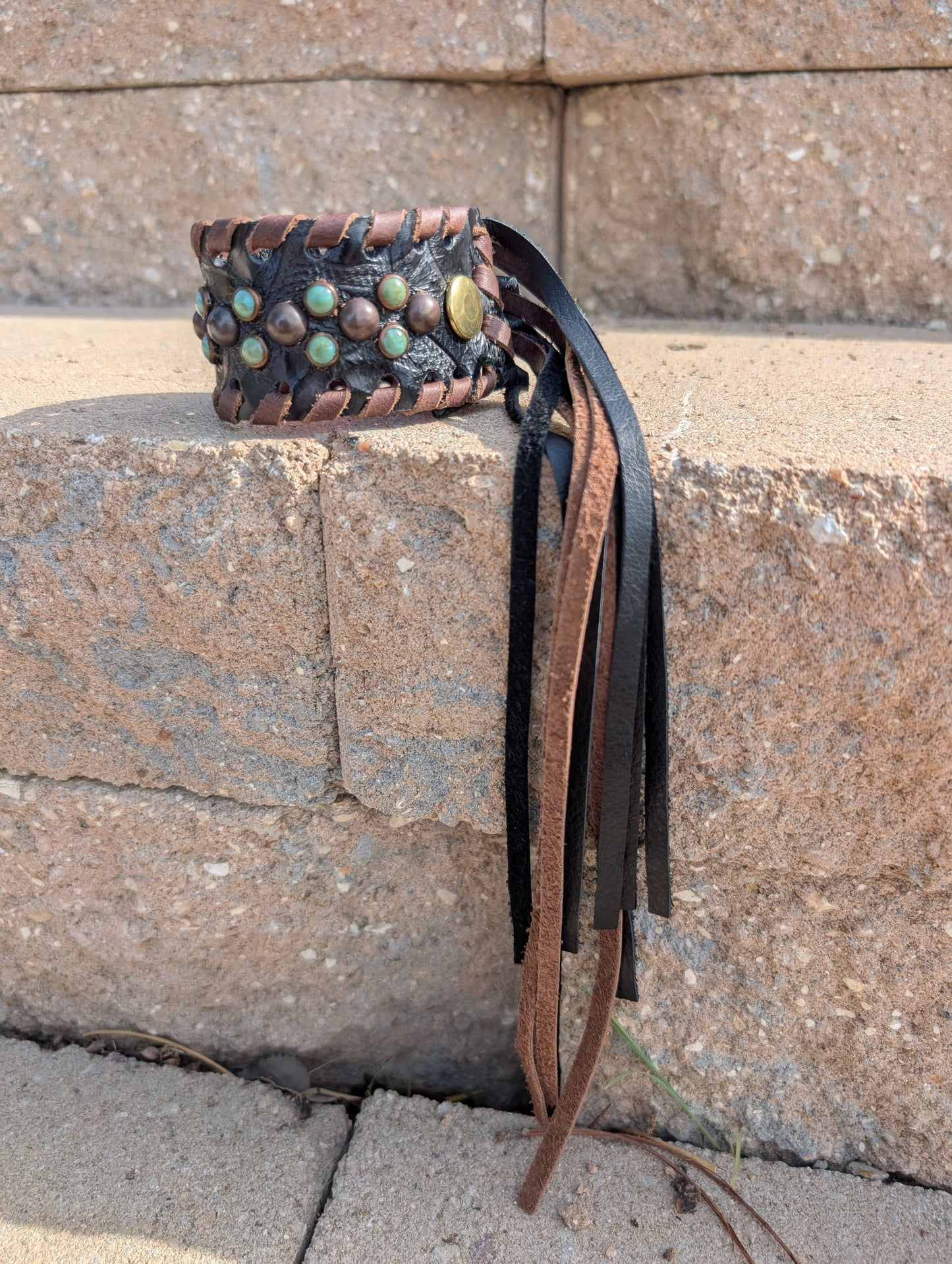 Kurtman Pre-Order — Leather Fringe Cuff