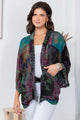 Western Overdyed Patches Kimono