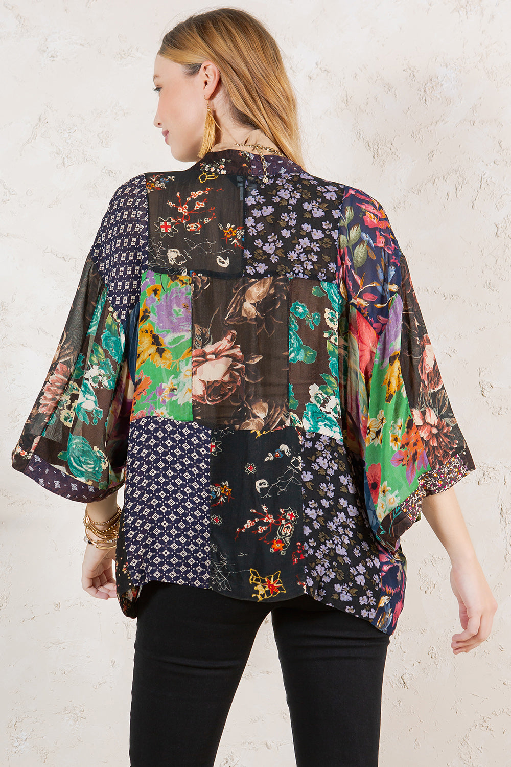 Overdyed Kimono Mix and Match Patches