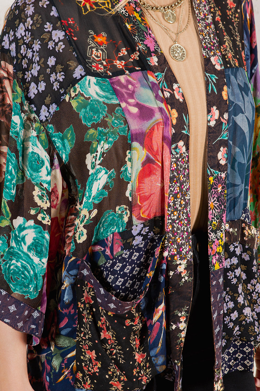 Overdyed Kimono Mix and Match Patches