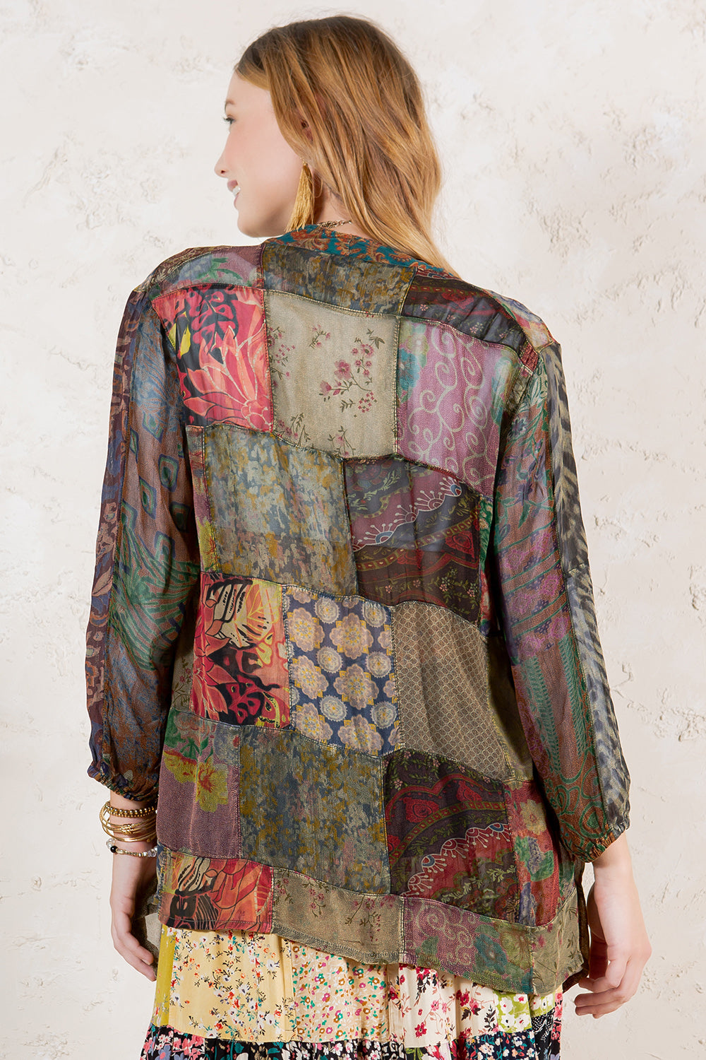 Western Overdyed Kimono Top