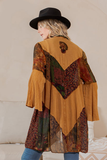 Rustic Patchwork Shrug