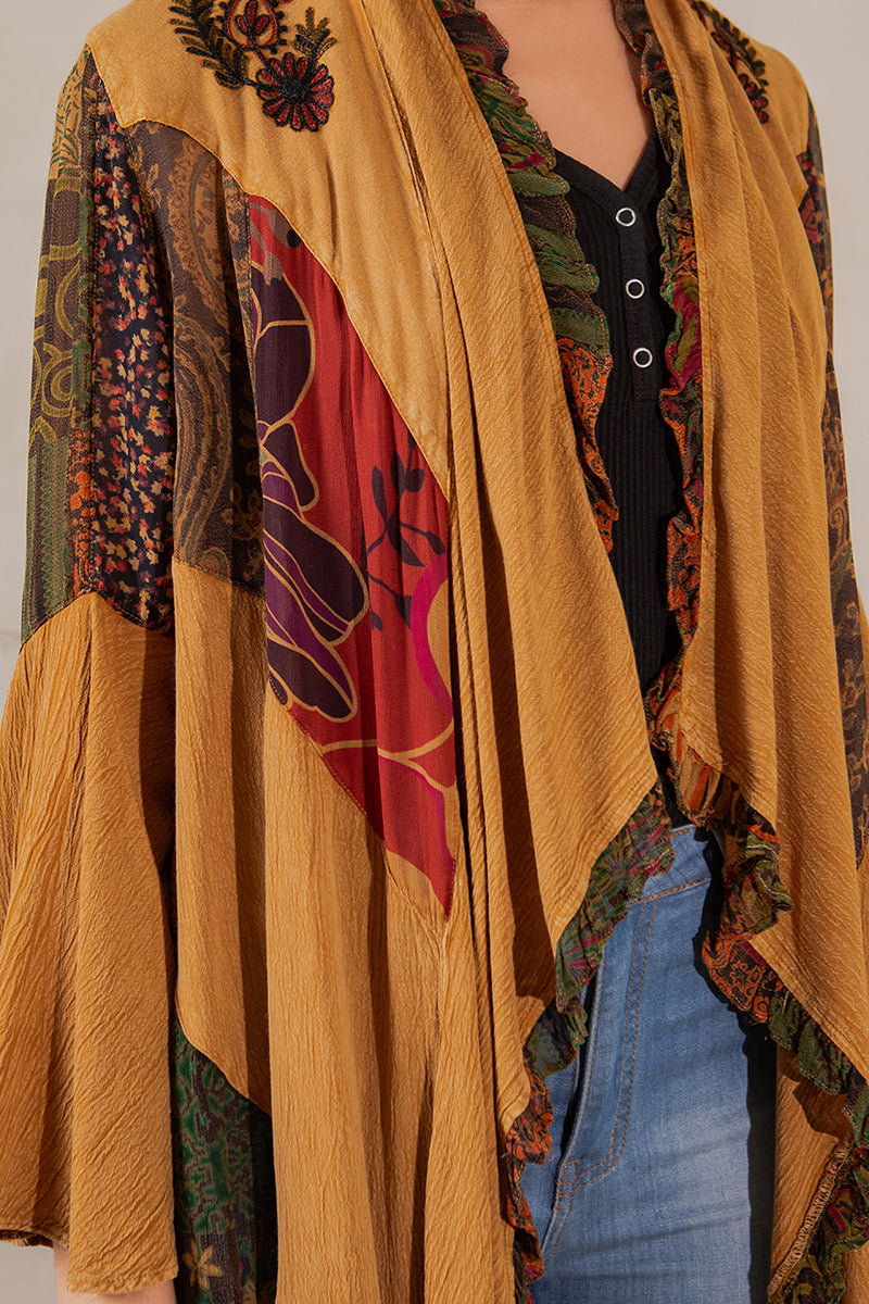 Rustic Patchwork Shrug