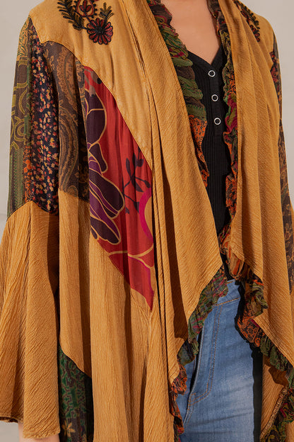 Rustic Patchwork Shrug