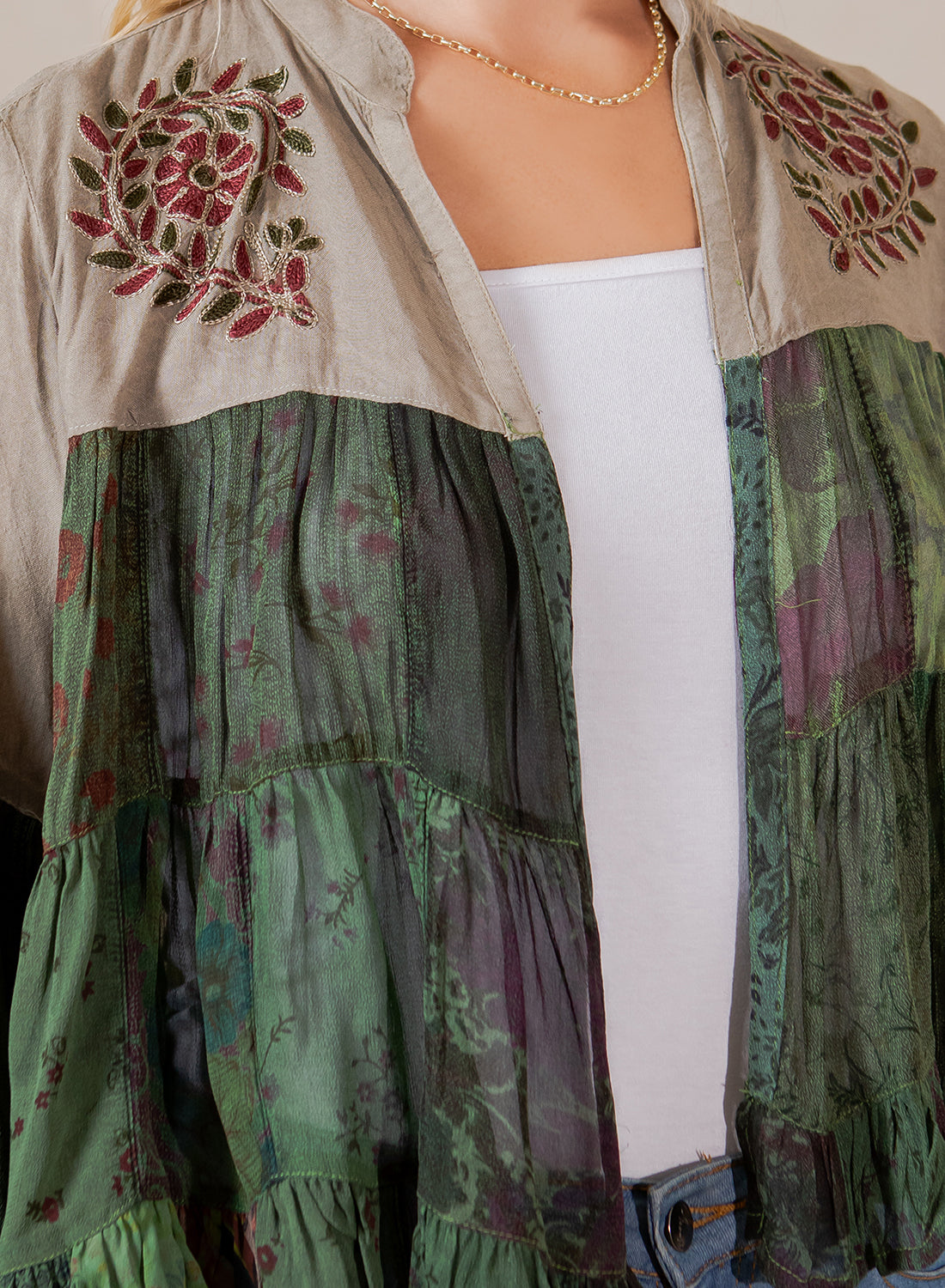 Vitahe BOHO Tireed Shrug
