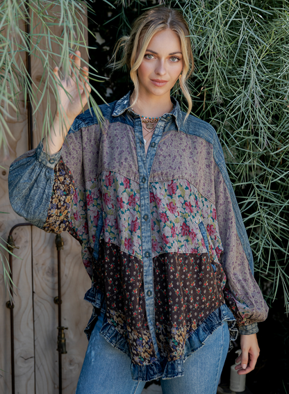 Boho Chic: Relaxed Bat sleeve Top