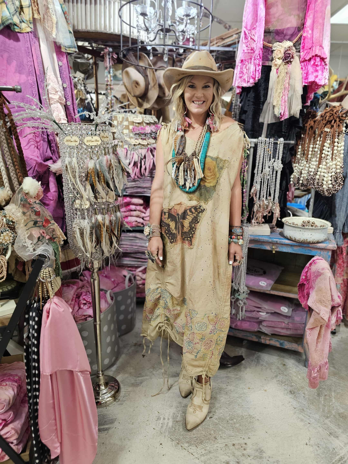 A Rare Bird Moon Glow Butterfly Dress