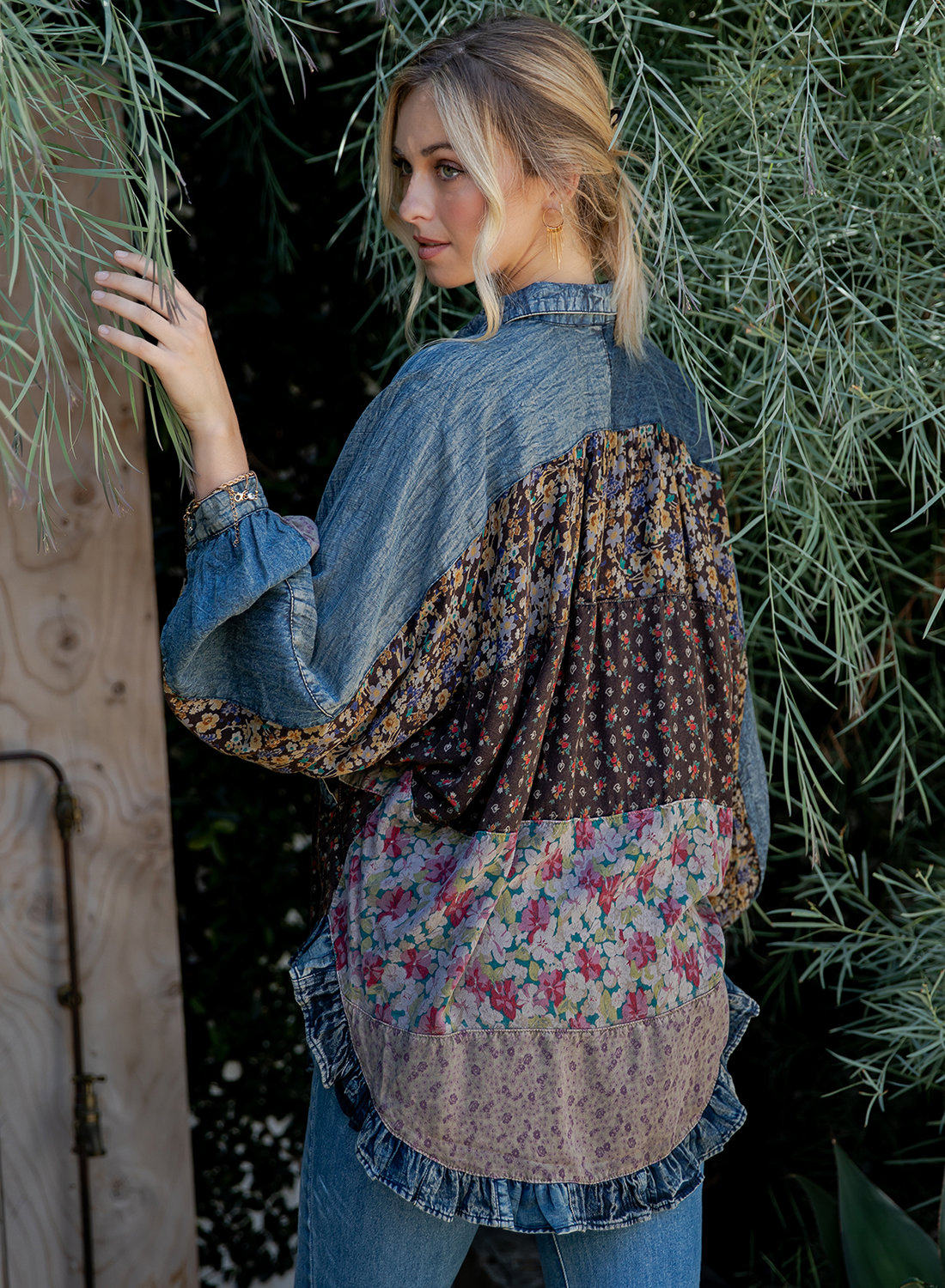 Boho Chic: Relaxed Bat sleeve Top